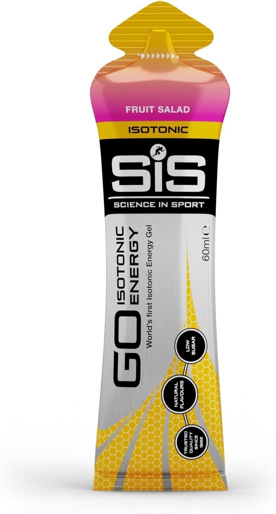 SIS GO Isotonic Energy Gels Fruit Salad 60ml Pack Of 2