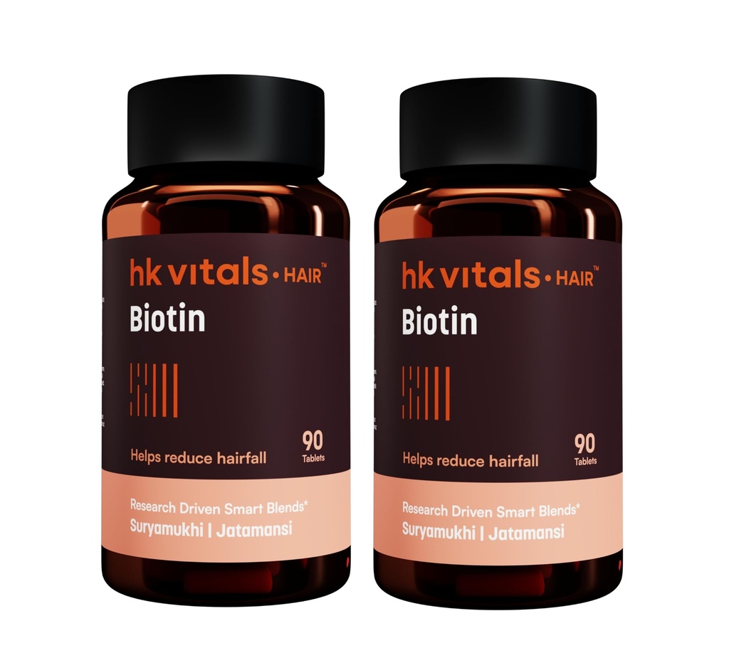 hk vitals Biotin, 2 x 90 Tablets