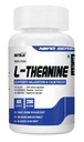 NutriJa L-Theanine 200MG 60 Capsules | Promotes natural Relaxation, Restoration and Relief of Stress | Reduces anxiety & Support Brain Health (60 Capsules), 80 grams