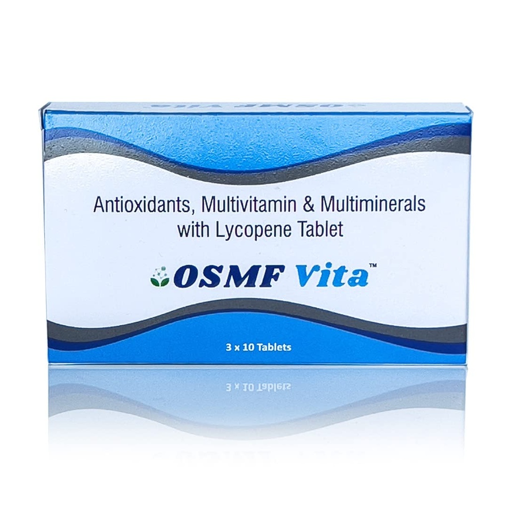 Lycopene with Antioxidants, Multivitamin, Multiminerals | for Oral Submucous Fibrosis, Joint Pain, Stiffness, Swelling and Daily Nutrition/30 Tablets