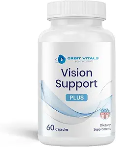 Vision Support Supplementen met Lutein, Zeaxanthine, Bilberry Extract - Eye Care Health Vitamine voor Eye Strain, Dry Eyes, Screen Blue Light - Ideaal voor volwassenen, ouderen - Made in USA, 60 Veggie Capsules
