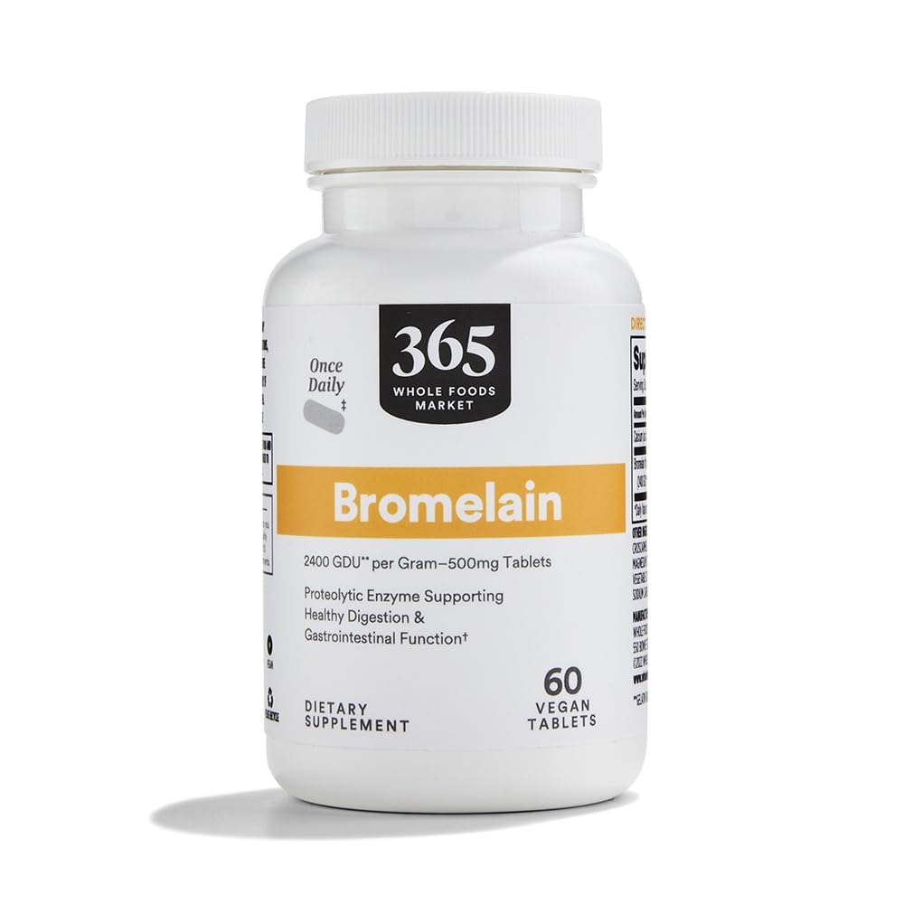 Marché des aliments entiers, Bromelain, 60 CT