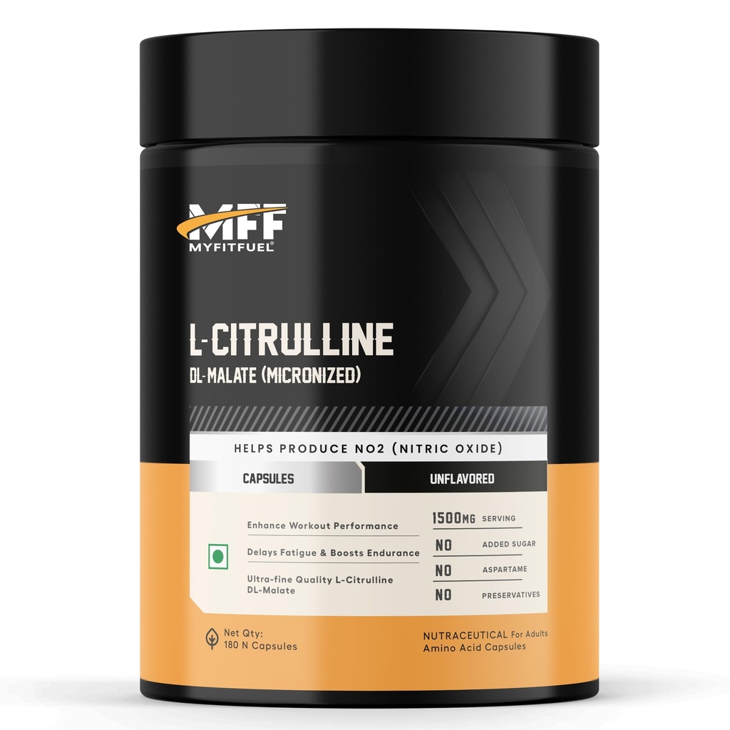 MyFitFuel Citrulline Malate (1500 mg) 180 Capsules