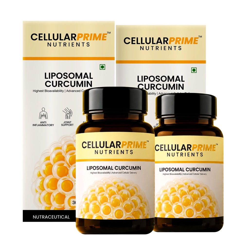 Cellular Prime Liposomal Curcumin Supplement, 60 Veg Capsules