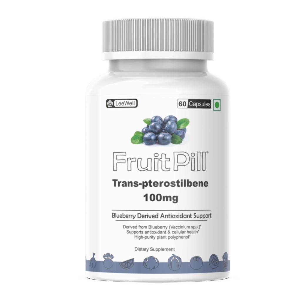 (LeeWell) Trans Pterostilbene 100mg, 60 Capsules