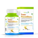 Haleup 99% Pure Trans-Pterostilbene with Resveratrol | Potent Antioxidant | High Bioavailability | Promotes Healthy Ageing | Skin Health (4 pack X 60s count)