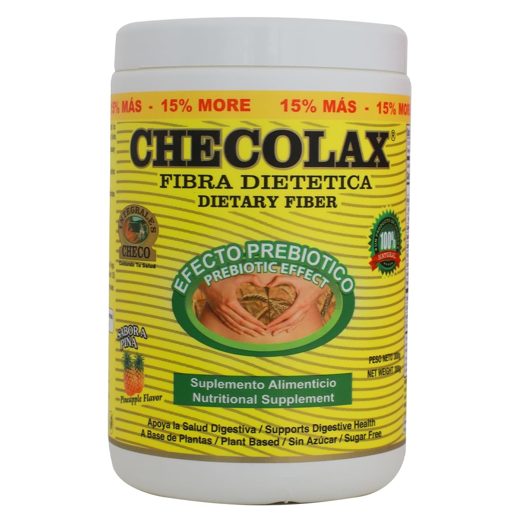 Onze Dieetvezel Alleviates Constipatie Natuurlijk, Ondersteunt Regularity, Bloating Relief & Gut Health, Suikervrij, Niet-GMO, Plant-Based - Essential Fiber Boost, Ananas (10,5 oz)
