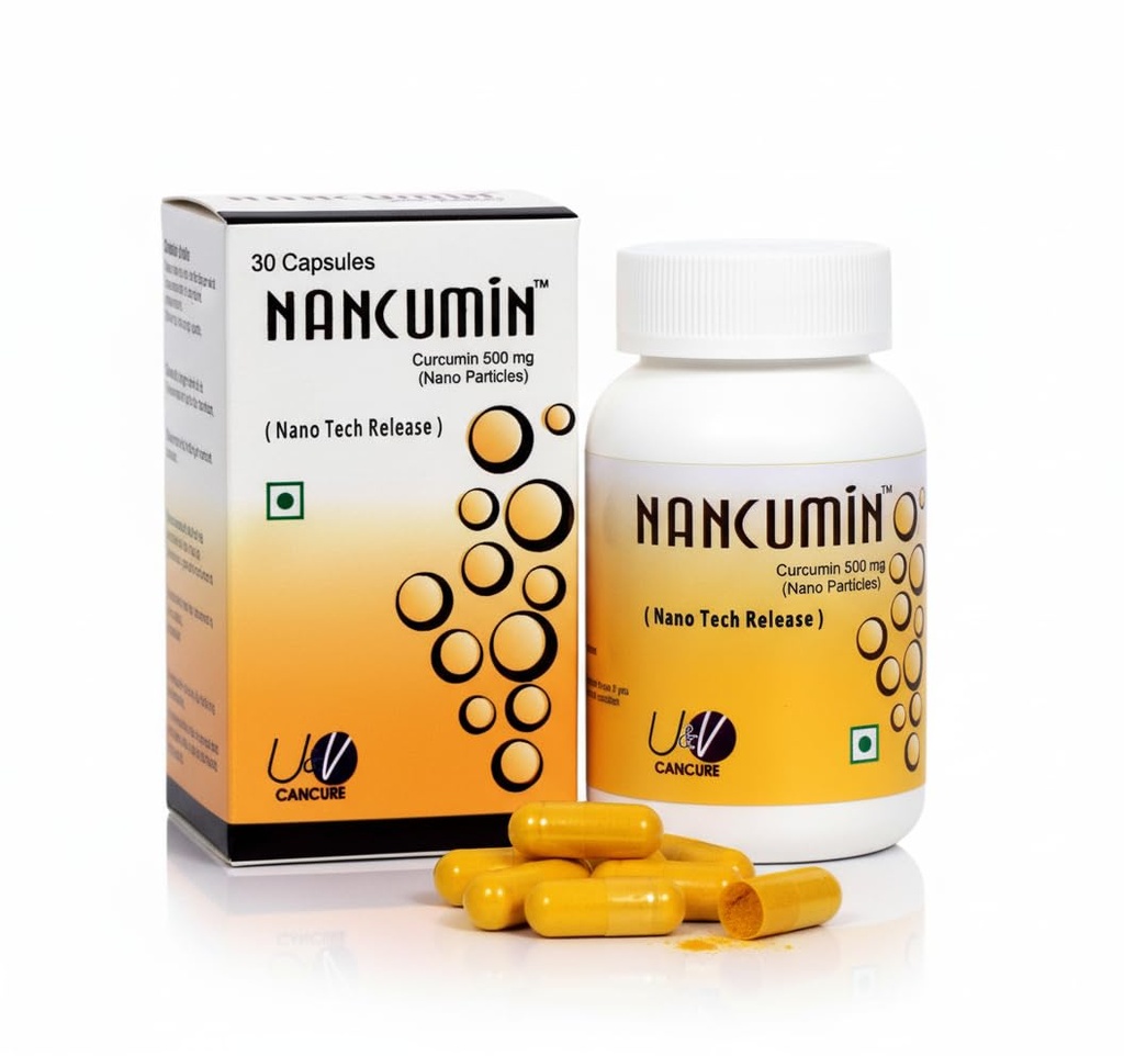 Curcumin 500mg Capsules (Nano Tech Release) – High-Absorption Nano Curcumin, Powerful Antioxidant & Anti-Inflammatory Support – 30 Capsules