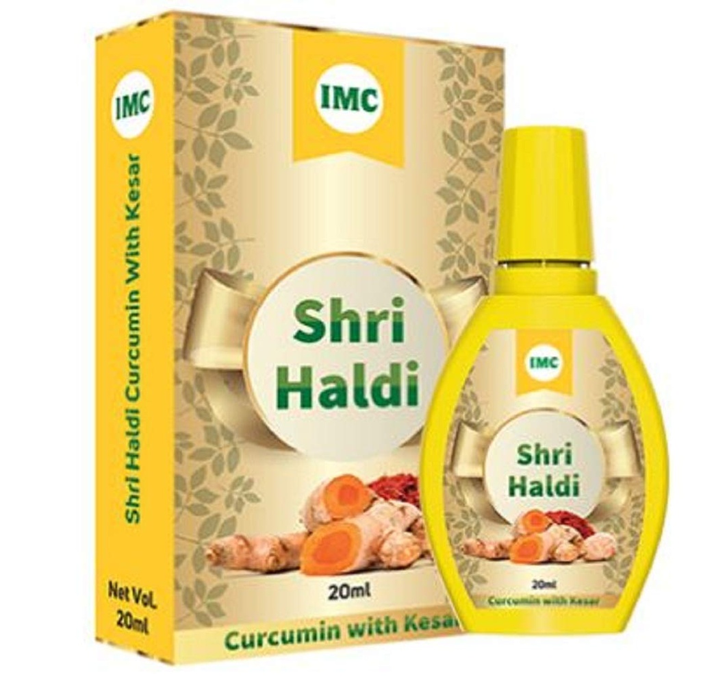 IMC Shri Haldi Curcumin With Kesar, Pack Of 5