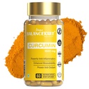 Curcumin Capsules 1500 mg with 95% Curcuminoids | Supports Joint Comfort, Skin Health & Immunity | Powerful Antioxidant & Digestive Support | 60 Capsules