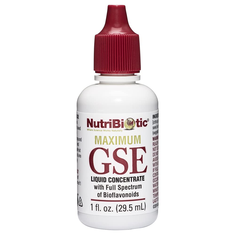 NutriBiotic Maximum Grapefruit Seed Extract Liquid (GSE), 1 oz