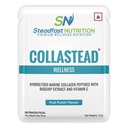 Steadfast Nutrition CollaStead Fruit Punch 300gm, 30 Sachets,Natural Marine Supplements Boost Skin Hair Bones Nail Health with Pure Collagen Peptides