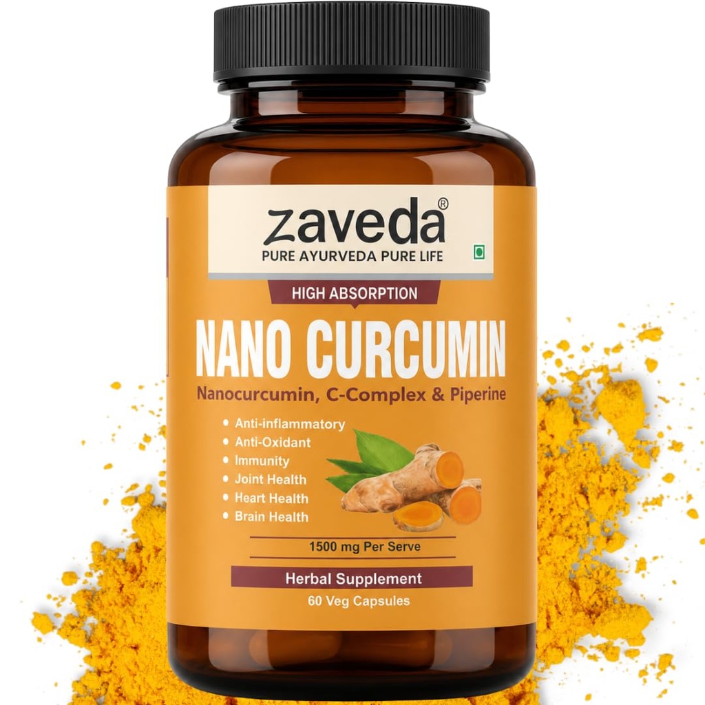 Nano Curcumin Plus 1500mg, 60 Veg Caps