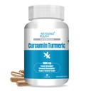 Curcumin 1000mg Supplement with Curcuminoids – 60 Veg Capsules | Good for Skin & Joint, Better Absorption, Boosts Immunity for Men & Women | Formulated in USA