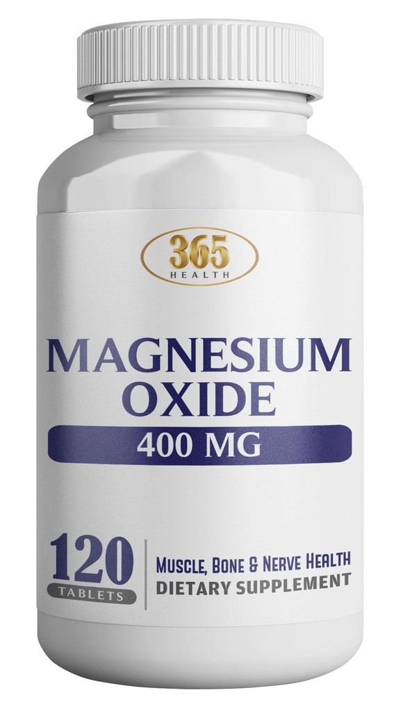 Magnesium 400mg [High Potency] Supplement 