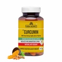 Curcumin Tablets with Piperine, 95% Curcumin, Ginger Root | Pure and Herbal Plant Based Turmeric Supplement for Inflammation, Joint Pain & Immunity Supplement for Adults - 60 Capsules