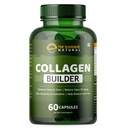 COLLAGEN BUILDER WITH VITAMIN C & E FOR ENHANCE NATURAL GLOW | SKIN ELASTICITY & HYDRATION | REDUCES SIGNS OF AGING - 60 CAPSULES SUPPLEMENTS