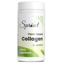 Sprowt Plant Based Collagen Supplement for Youthful & Glowing Skin | Collagen Powder for Men and Women | Supports Beautiful Skin | Contains Amla, Vitamin C and Guava | 90gm