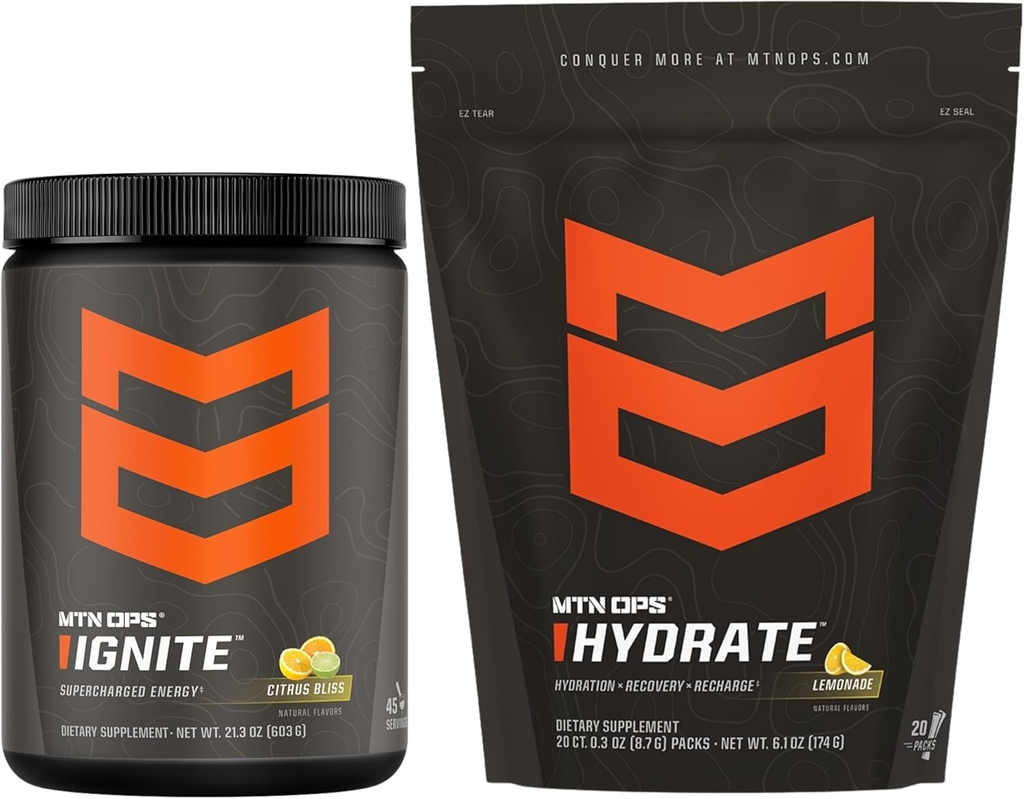 MTN OPS Ignite Citrus Bliss + Hydrate Limonade Bundle