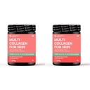 Carbamide Forte Hydrolyzed Multi Collagen Powder With Marine Collagen, All 5 Types of Collagen Peptides Included - TYPE I, II, III, V, X Collagen Supplements for Women & Men, Watermelon Flavor - 200g