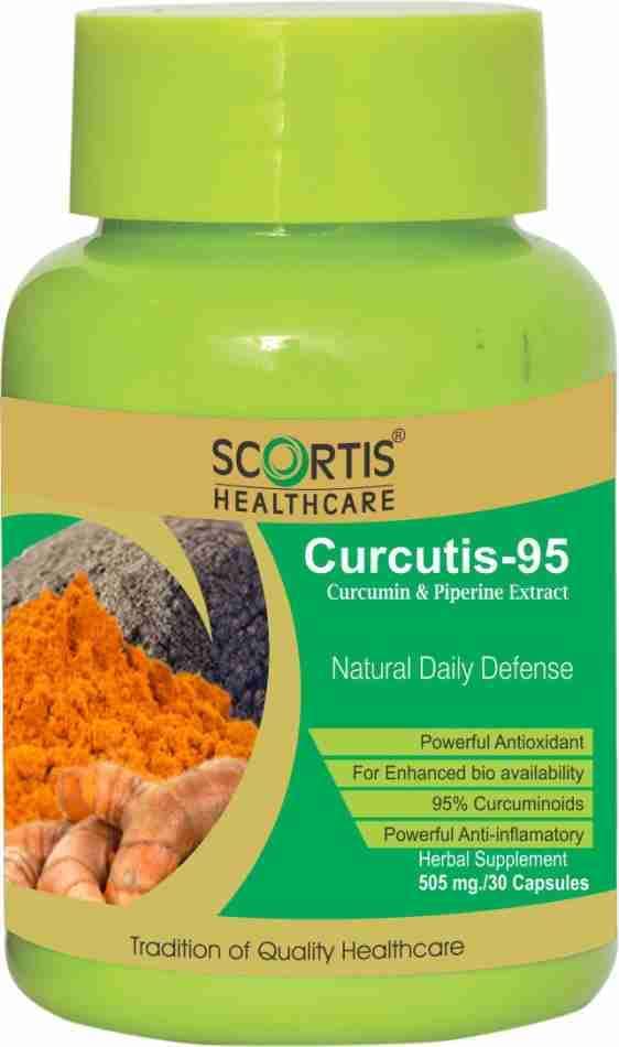 SCORTIS HEALTH CARE Curcutis-95 Health Supplement, Pack of 1