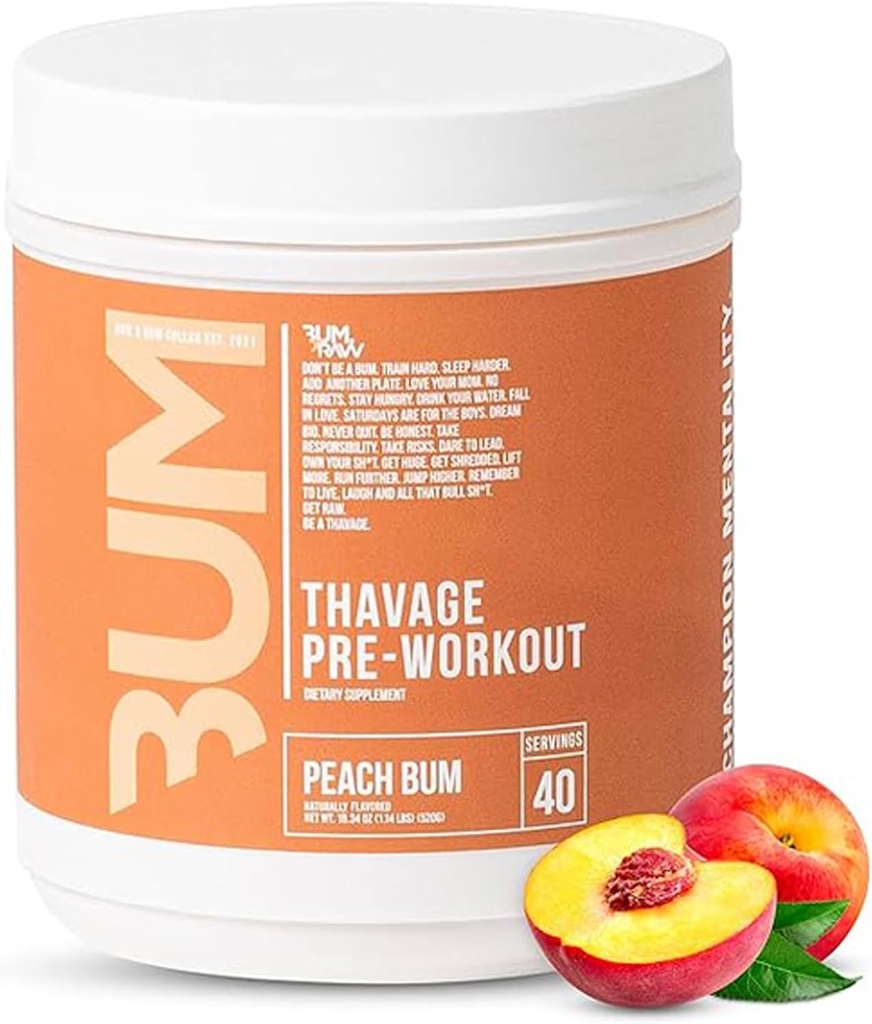 Cbum Thavage, pre-workout formule