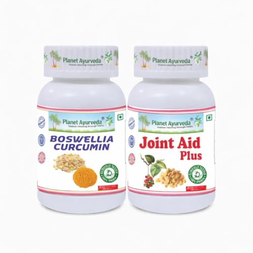 Planet Ayurveda Joint Support Combo – Joint Aid Plus & Boswellia Curcumin