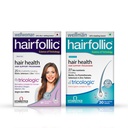 Wellman & Wellwoman Hairfollic Combo Pack with Biotin, Selenium & Zinc | Supports Healthy Hair Growth & Strength | 30 Tablets Each | Nutritional Hair Supplement