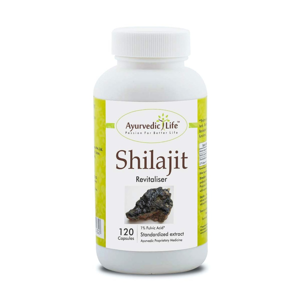 Shilajit 240mg Capsules, Natural, 120 Count