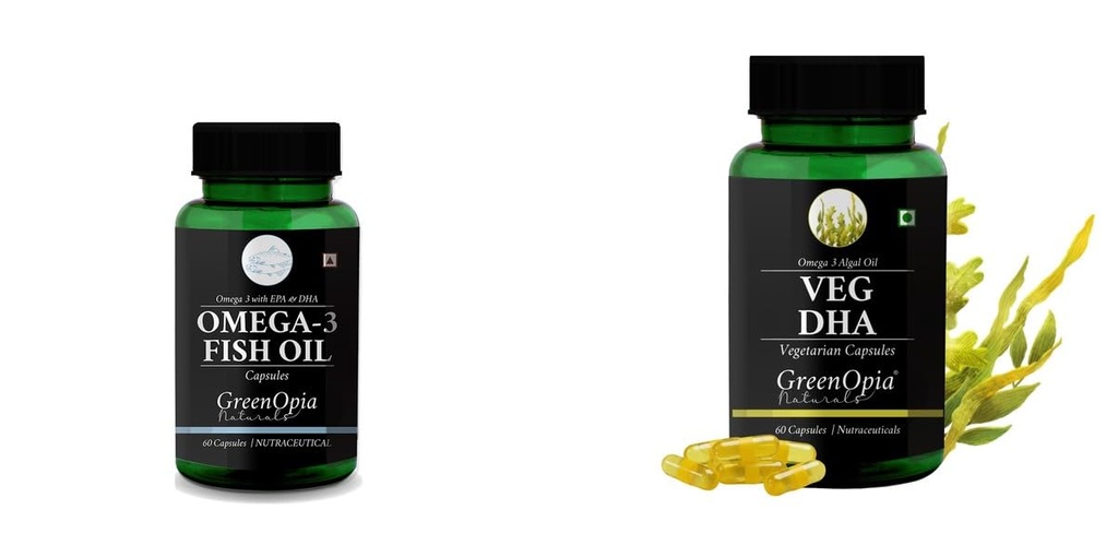 Fish Oil Veg Dha Wellness Daily Vitality |60 CAPSULES