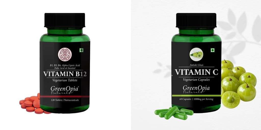 Vitamin B12 Tablets C Wellness Daily Vitality |60 CAPSULES