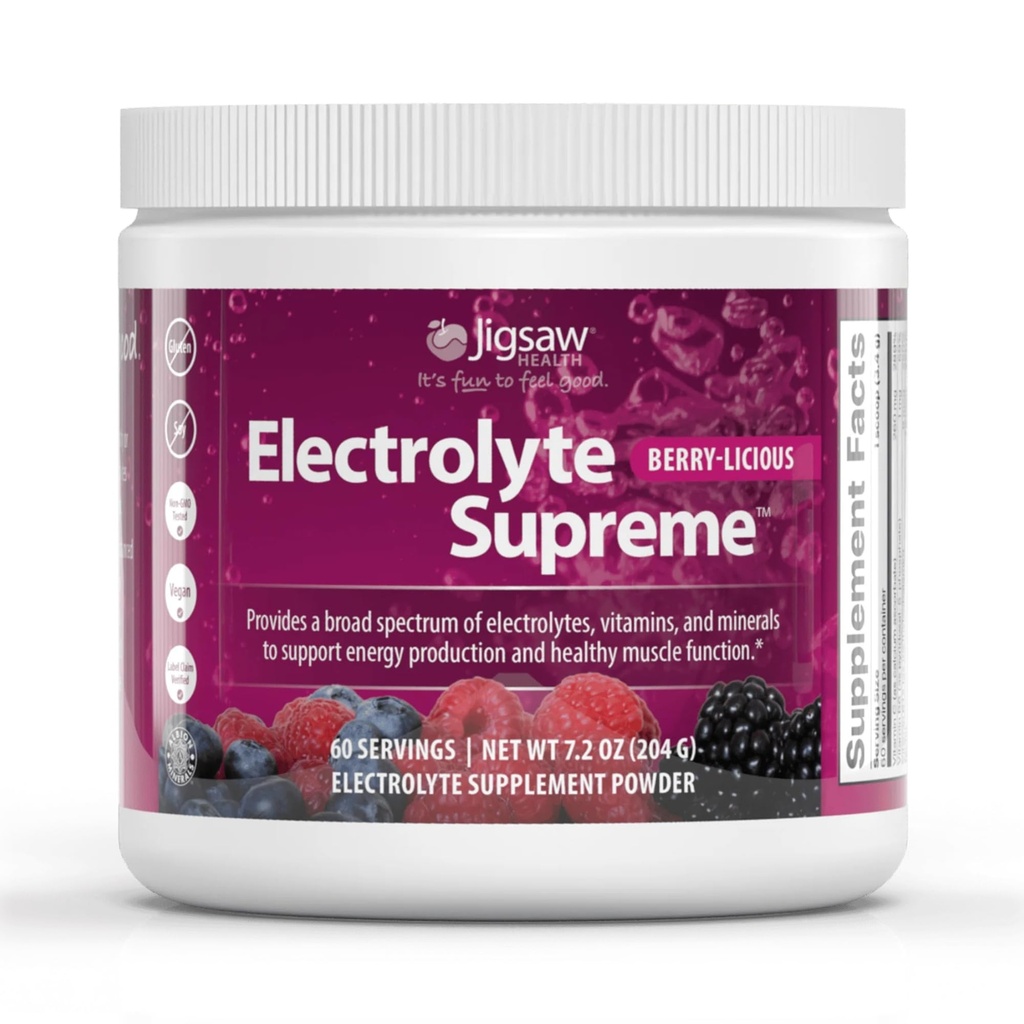 Jigsaw Health Electrolyte Supreme Broad Spectrum of Electrolytes + Trace Minerals 