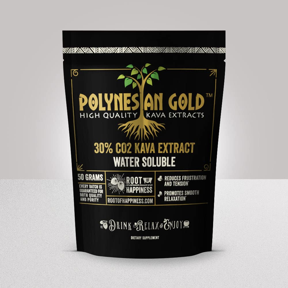 Polynesisch GoldTM Wateroplosbare Co2 Kava Extract- 50g zak