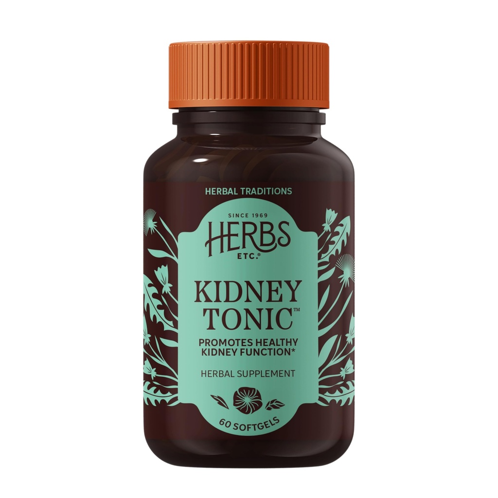 Kruiden, Esc. Niertonic Softgels - Functie Supplement - Natuurlijke met paardenbloem, Saw Palmetto & petrol - 60 Softgels (60 Servers)