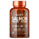 Nutrafirst Salmon Fish Oil Omega-3 Capsules (60 Softgels) (1000mg) | EPA 180mg & DHA 120mg | Supports Heart, Brain, Eye & Joint Health | No Fishy Burps | For Men & Women – Pack of 1