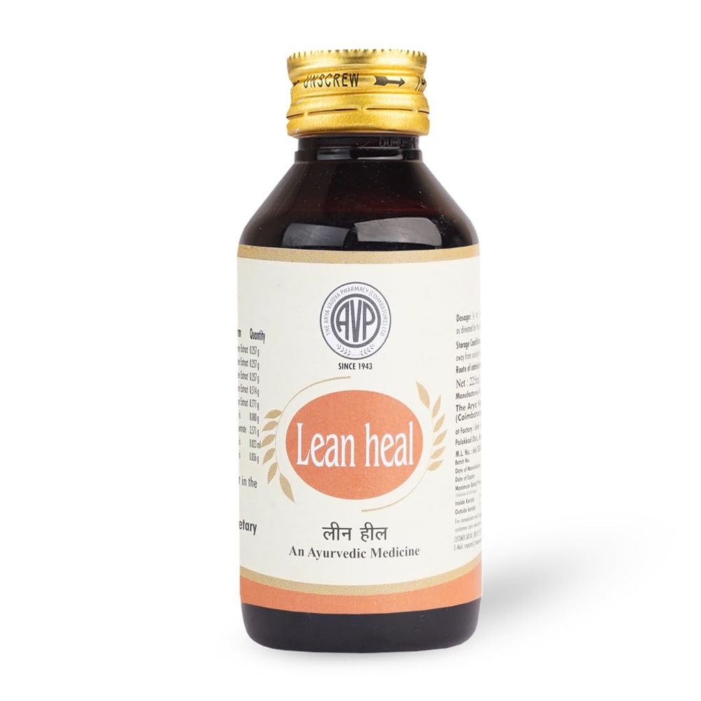 AVP THE ARYA VAIDYA PHARMACY (COIMBATORE) LTD Lean Heal 225Ml | Weight Management | Weight Loss | Boosts Body Metabolism | General Health