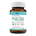 Deep Sea Omega 3 Fish Oil Capsules (60) | High EPA & DHA for Heart, Brain, Joint & Skin Health | Triple Strength Omega 3 supplement for Immunity, Metabolism & Inflammation Support