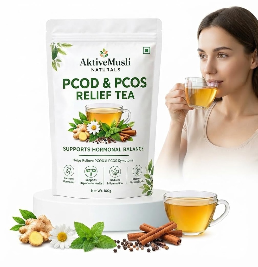 PCOD & PCOS Relief Herbal Tea | Hormonal Balance Tea