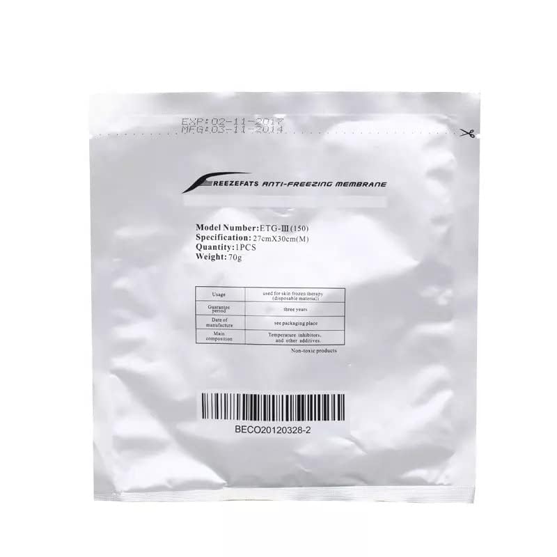 70g Anti-freeze membranes fat freezing Napkins membrane | fat freeze cryolipolysis machine anti frostbite cryo pad 70g freezefat anti-freezing membrane 27x30