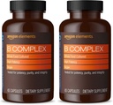 Elementen B complex, hoge potentie, 83% Whole Food Cultured, Ondersteunt Immune en Normale Energie Metabolisme, Vegan, 65 Capsules, 2 Maanden Levering (Verpakking mei Vary) (Pack of 2)
