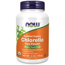 MAINTENANT compléments alimentaires, Chlorelle biologique Poudre avec de la chlorophylle naturelle, du bêta-carotène, des caroténoïdes mélangés, vitamine C, fer et protéines, 4-Ounce