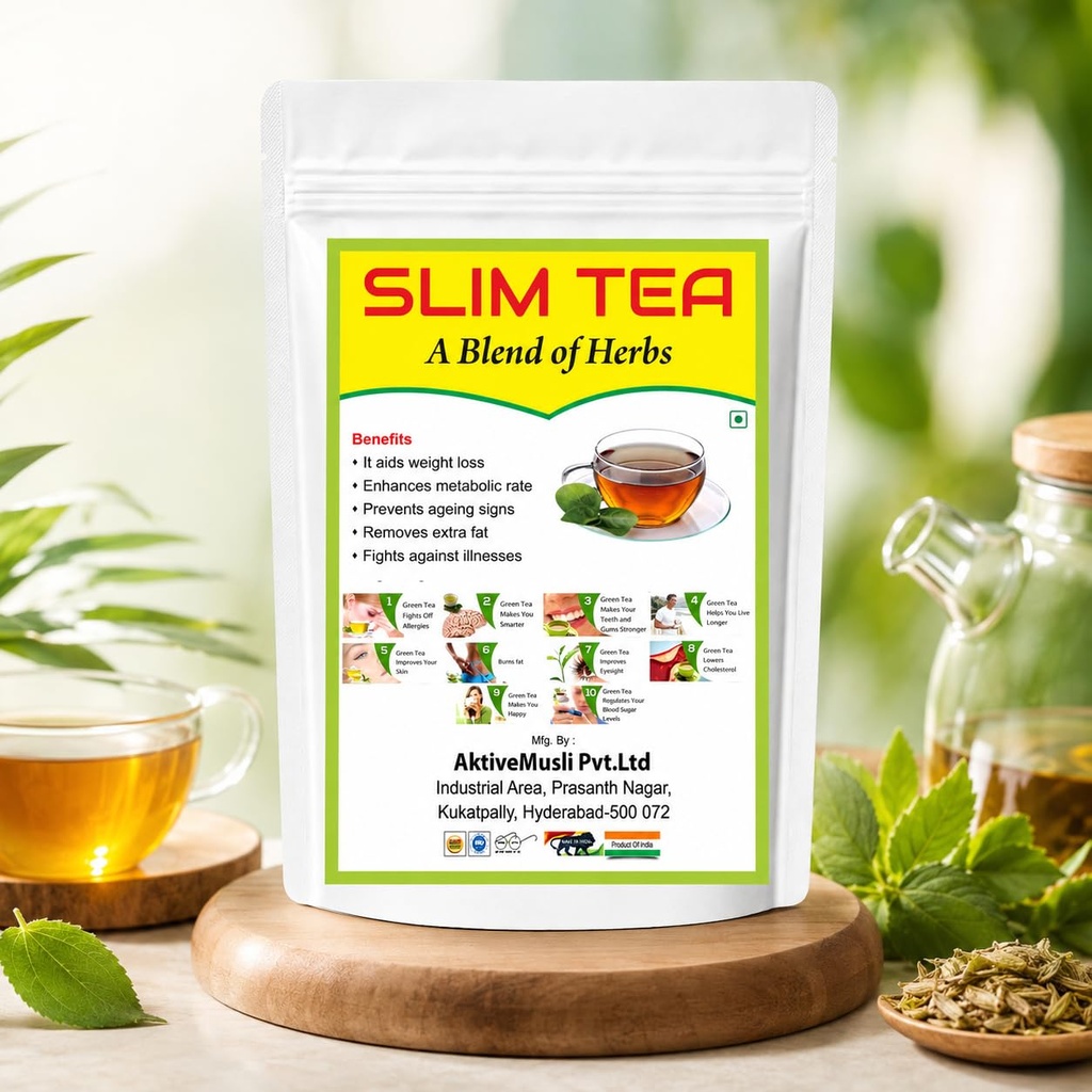 Slim tea With Weight Loss, Skin Glow, Brain Health Herbal Tea
