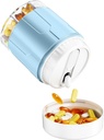Odaro Extra Grote pil Organisator, Travel Pill Box Organisator, Dagelijkse Geneeskunde Organisator en Opslag 7 Compartiment te Houd Geneeskunde, Vitamine en Supplement - Blauw