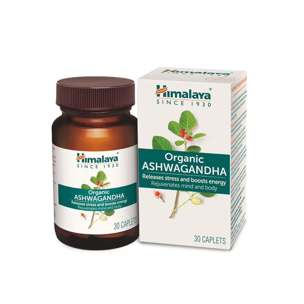Himalaya Organic Ashwagandha 670Mg Tablet | 100% Pure Ashwagandha Root Extract | Clinically Proven | Helps Relieve Stress & Anxiety | Rejuvenates Mind And Body | Pack Of 30