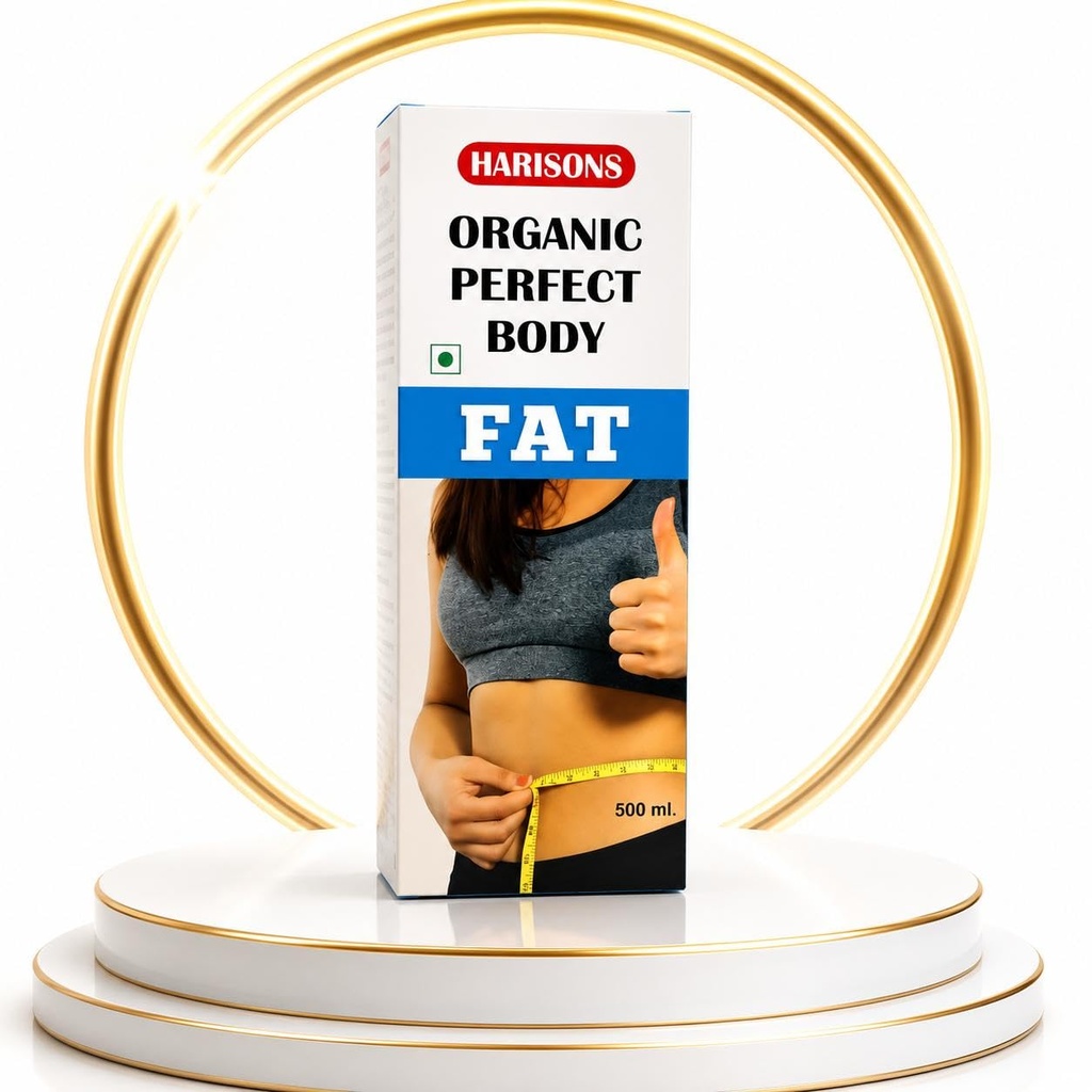 Organic Perfect Body Fat 500ml – Ayurvedic Fat Burner Juice | Boosts Metabolism, Detoxifies Body, Improves Digestion & Controls Appetite