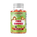 Vitamatic Kids Prebiotic Fiber Gummies Extra Sterkte 4g Fiber Zero Sugar Toegevoegd 60 Pectin-based Gummies 