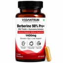 Berberine Supplement 98% Pro+ Blood Sugar Support | 1400mg Advanced Metabolic Health Formula | Supports Healthy Glucose Metabolism, Insulin Sensitivity & Lipid Metabolism | 60 Capsules