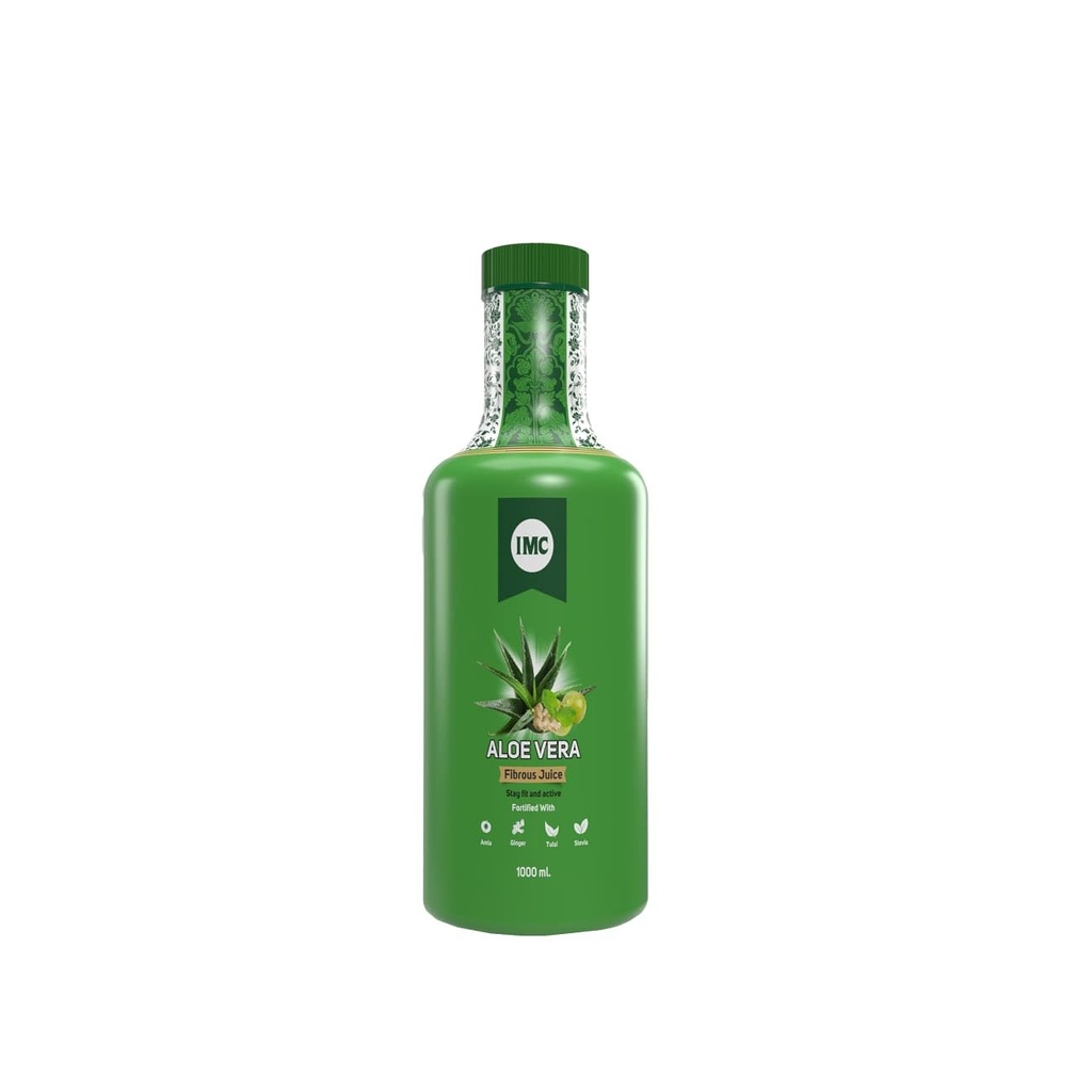 Imc Aloe Vera Juice Enriched With A Mla,Tulsi, Ginger, Stevia - 1 Liter
