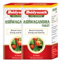 Baidyanath Asli Ayurved Ashwagandha 60 Tablets (Pack Of 2)| Rejuvenates Mind & Body | Improves Strength & Energy | Immunity Booster | Rich in Antioxidants