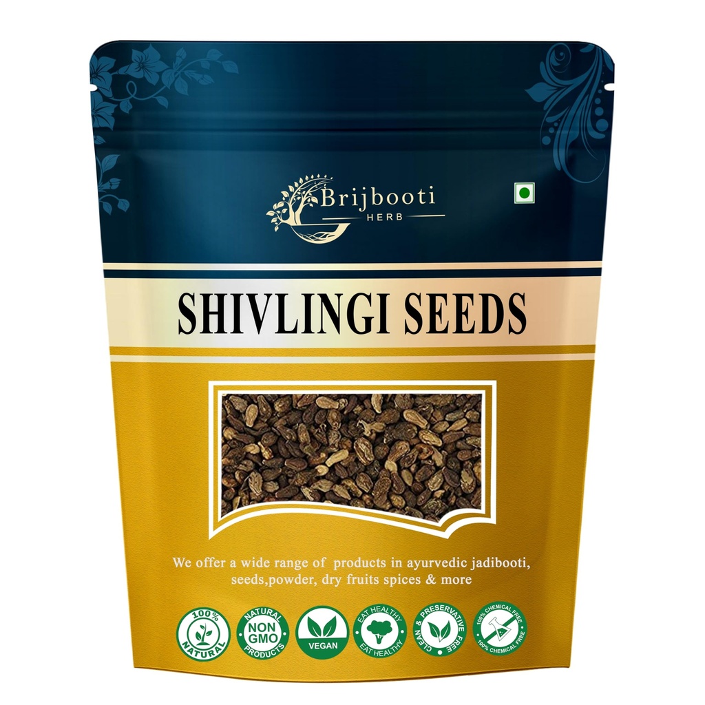 Brijbooti Shivlingi Beej 50 Gr | Shivlangi | Shivling | Sivalingi Seed | Bryonia laciniosa